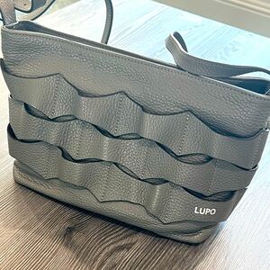 Lupo Barcelona grey crossbody bag. Brand new